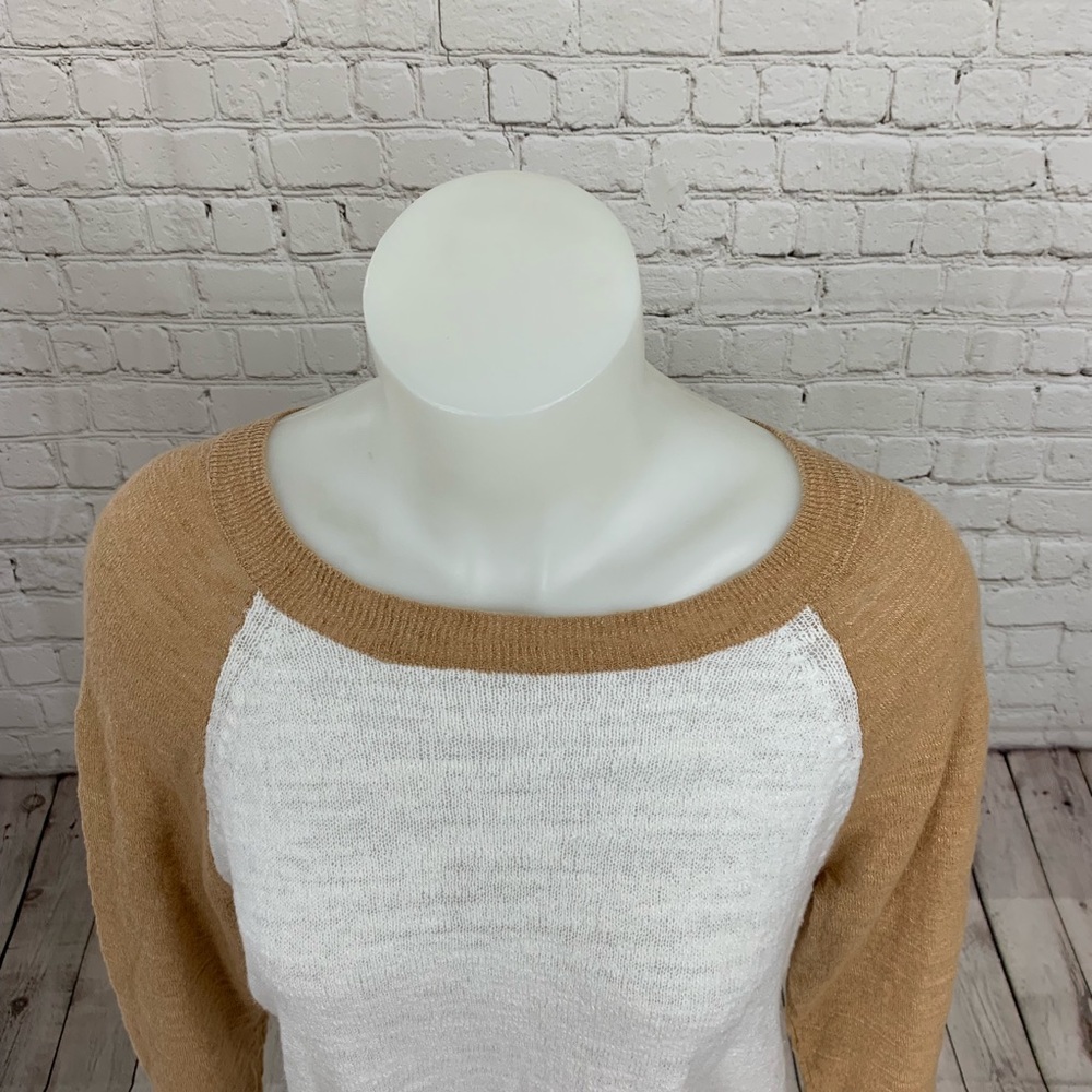 J. Crew Color Block Raglan Sweater - Picture 7 of 7